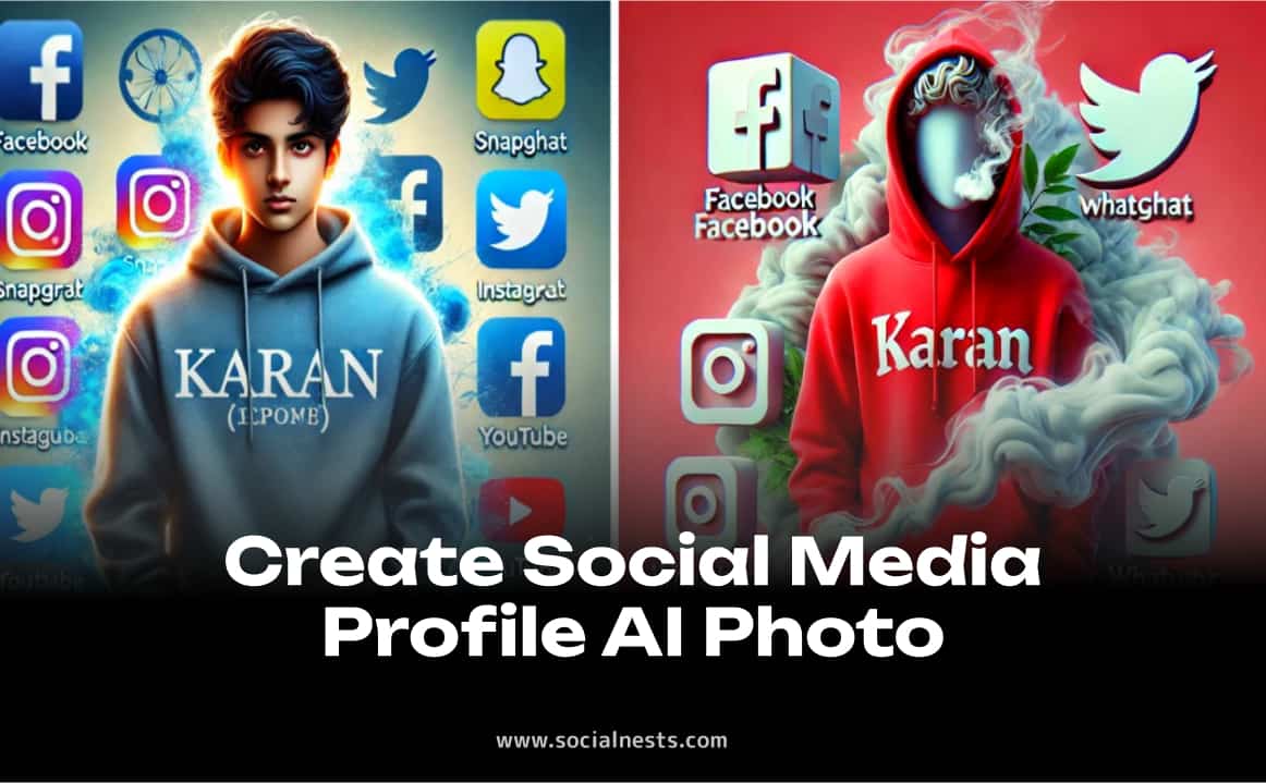 Create Social Media Profile AI Photo in One Click - socialreview.in
