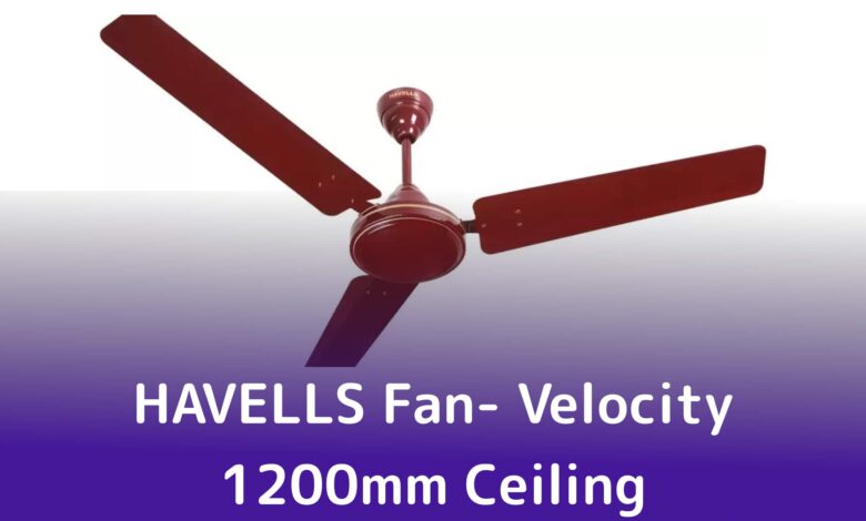 HAVELLS Fan- Velocity 1200mm Ceiling Feature and Review- Best Budget Fan