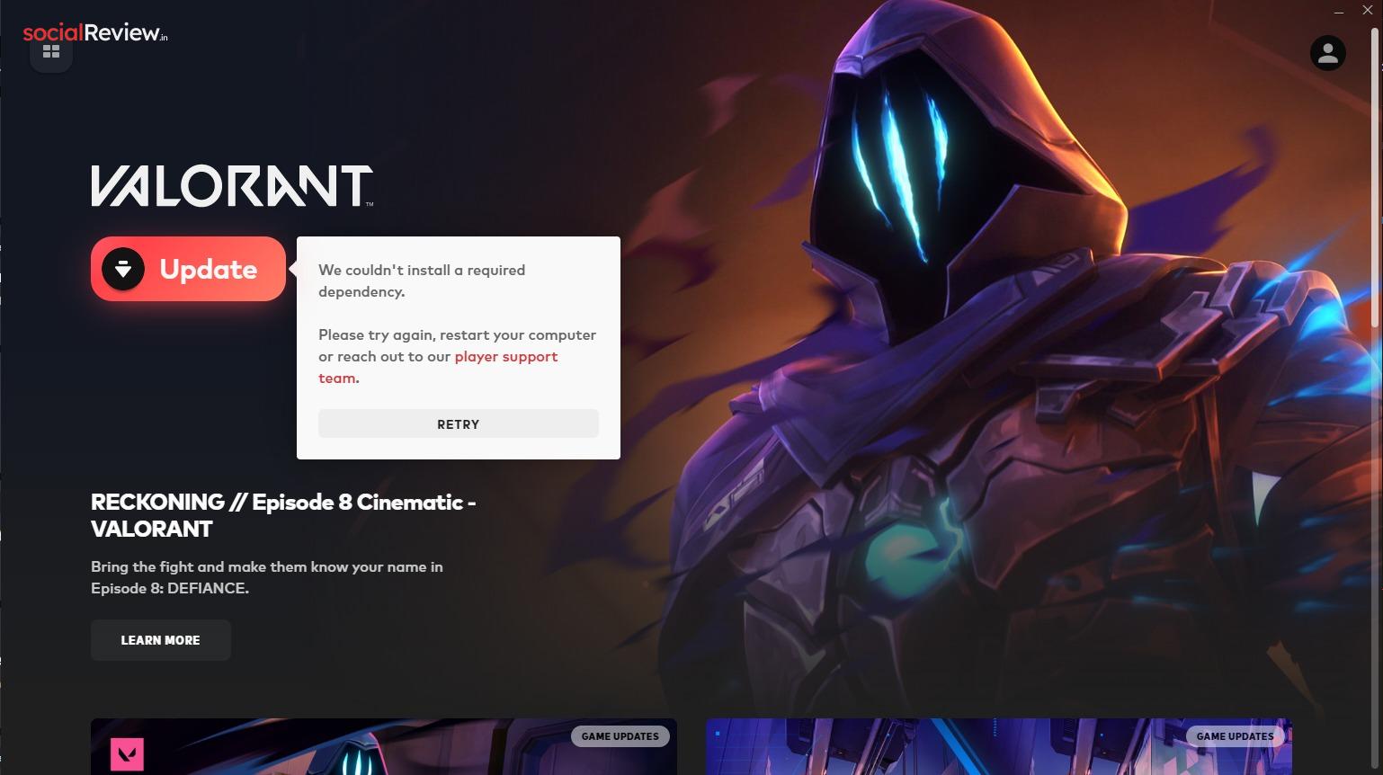 We Couldn’t Install a Required Dependency