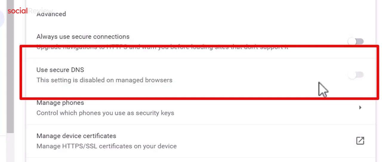 Home This Setting is Disabled on Managed Browsers Chrome