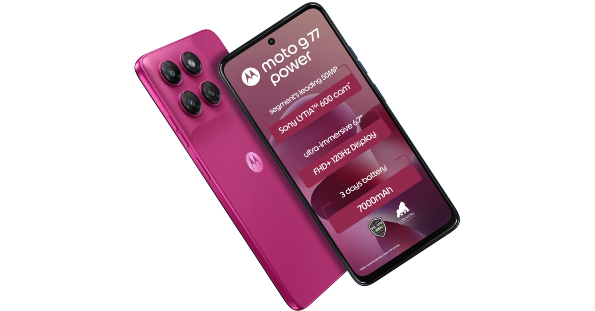 Home Moto G77 Power with 7000mAh battery now available for purchase.webp